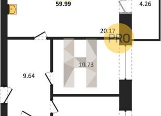 Продается 2-ком. квартира, 60 м2, Воронеж, Средне-Московская улица, 60