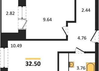 Продаю 1-ком. квартиру, 32.5 м2, Воронежская область