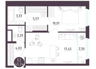 Продается 1-ком. квартира, 45.2 м2, Рязанская область