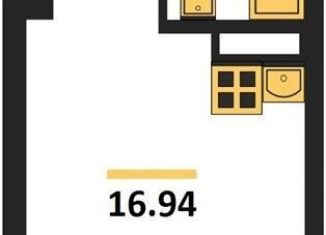 Продажа квартиры студии, 16.9 м2, Воронеж, Коминтерновский район, улица Славы, 7