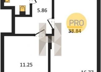 Продажа 1-ком. квартиры, 38.8 м2, Воронеж, Московский проспект, 66