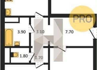 Продажа 2-ком. квартиры, 68.2 м2, Воронеж, улица Шишкова, 140Б/6