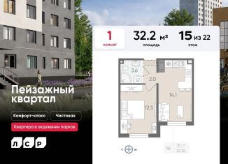 Продаю однокомнатную квартиру, 32.2 м2, Санкт-Петербург, метро Гражданский проспект