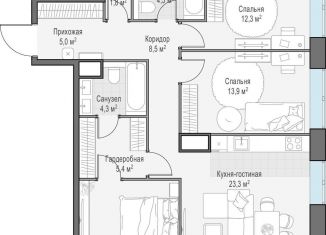 Продаю 3-комнатную квартиру, 91.7 м2, Москва, метро Ломоносовский проспект, проспект Генерала Дорохова, 39к2А