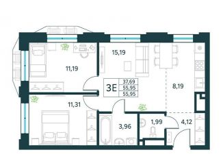 3-ком. квартира на продажу, 56 м2, Москва, метро Выхино