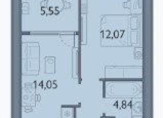 Продам 1-комнатную квартиру, 40.8 м2, посёлок Мичуринский