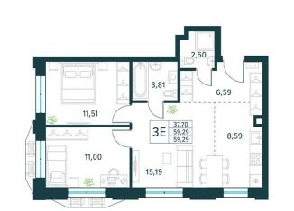 Продам 3-комнатную квартиру, 59.3 м2, Москва, ЮВАО