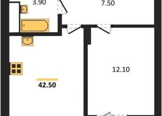 Продается однокомнатная квартира, 42.5 м2, Воронеж, Железнодорожный район, бульвар Содружества, 1