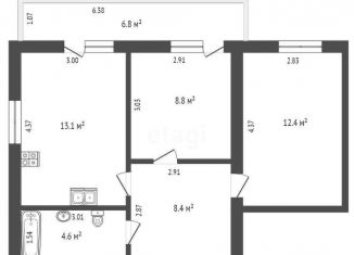 Продается 2-ком. квартира, 47.3 м2, аул Новая Адыгея, Бжегокайская улица, 31/7В