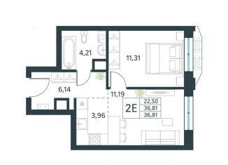 Продаю 2-ком. квартиру, 36.8 м2, Москва, метро Рязанский проспект