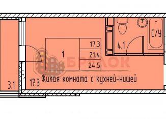 Продается квартира студия, 24 м2, Ростов-на-Дону, проспект Маршала Жукова, 18, Советский район