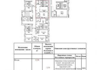 Продается 2-комнатная квартира, 60.2 м2, Чувашия, проспект Тракторостроителей, 6