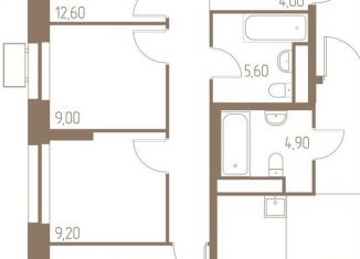 Продается 3-ком. квартира, 66.6 м2, Московская область