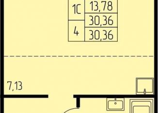 Продается квартира студия, 30.4 м2, Ивантеевка