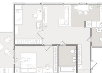 Продается трехкомнатная квартира, 68.5 м2, Томск, улица Розы Люксембург, 96, Ленинский район