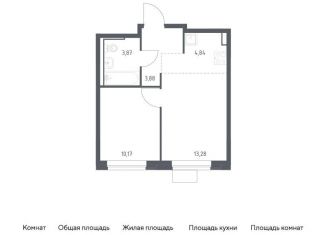 Однокомнатная квартира на продажу, 36 м2, Москва, жилой комплекс Молжаниново, к6