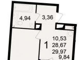 Квартира на продажу студия, 30 м2, Рязань, Железнодорожный район