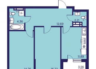 Продам двухкомнатную квартиру, 64.4 м2, Воронеж, Центральный район, улица Ломоносова, 116/25