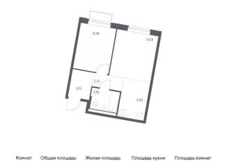 Продажа 1-комнатной квартиры, 41.5 м2, деревня Большое Свинорье, деревня Большое Свинорье, 6