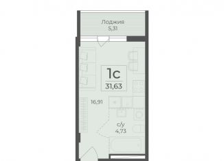 Продается 1-ком. квартира, 31.6 м2, поселок городского типа Массандра