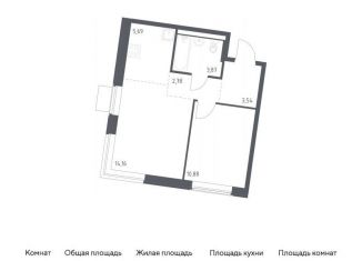 Продается 1-комнатная квартира, 40.9 м2, Москва, деревня Большое Свинорье, 10/1