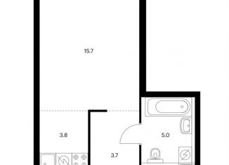 Продам квартиру студию, 28.2 м2, Москва, метро Речной вокзал, Кронштадтский бульвар, 9к3