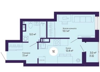 Продается однокомнатная квартира, 39.3 м2, Екатеринбург, метро Машиностроителей