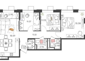 Продается 3-ком. квартира, 71.3 м2, Нижний Новгород, Автозаводский район