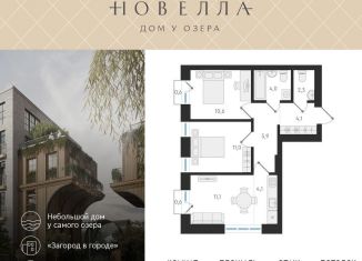 Продажа 2-ком. квартиры, 53.1 м2, Новосибирск, Заельцовский район