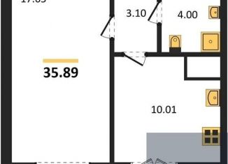 Продается 1-комнатная квартира, 35.9 м2, Воронеж, Левобережный район, Цимлянская улица, 10В