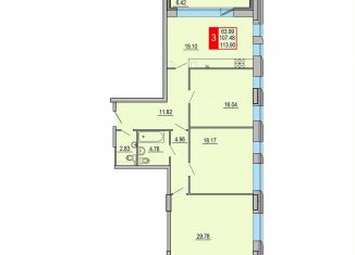 Продается 3-ком. квартира, 113.9 м2, Тверь, Петербургское шоссе, 3к2, Заволжский район