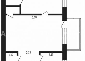 Продается 2-комнатная квартира, 43.4 м2, Тюменская область, Тульская улица, 7