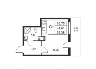 Продажа квартиры студии, 26.4 м2, Ленинградская область