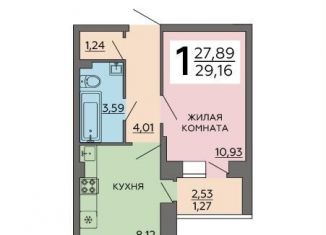 Продаю 1-ком. квартиру, 28.2 м2, Воронеж, улица 9 Января, 225/1