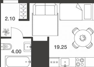 Продажа квартиры студии, 25.4 м2, 