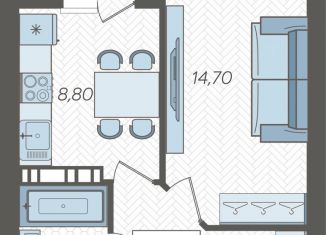 Продажа 1-ком. квартиры, 35.2 м2, Горячий Ключ, улица Ярославского, 100В