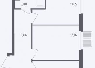 Продаю 2-ком. квартиру, 49 м2, Мытищи, 1-й Стрелковый переулок, 1, ЖК Мытищи Парк