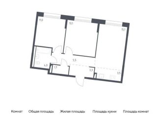 Продается 2-ком. квартира, 57.2 м2, Москва, Ленинградское шоссе, 229Ак2