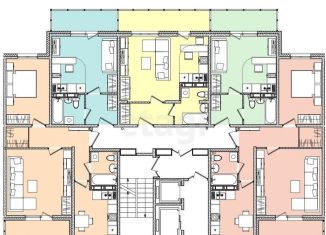 Продам 2-ком. квартиру, 57 м2, Кемеровская область, 55-й микрорайон, 11