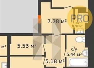 Продается двухкомнатная квартира, 77.9 м2, Ростов-на-Дону, Социалистическая улица, 118