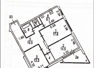 Продажа 3-комнатной квартиры, 81.2 м2, Москва, Никулинская улица, 12к1, район Тропарёво-Никулино