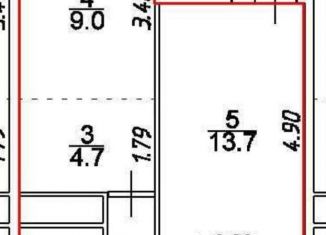 Продаю 1-ком. квартиру, 36.1 м2, Краснодарский край, Российская улица, 267к5