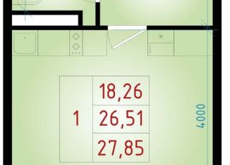 Продаю квартиру студию, 28.5 м2, аул Новая Адыгея, Бжегокайская улица, 90/2к4