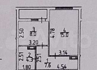 Продажа 1-ком. квартиры, 35 м2, посёлок городского типа Молодёжное, Парковая улица, 3