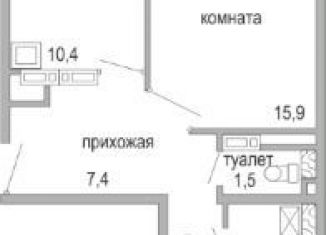 2-ком. квартира на продажу, 56.2 м2, Елабуга, улица Баки Урманче, 5