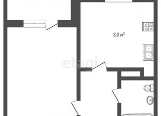 Продается 1-комнатная квартира, 28.4 м2, Симферополь, улица Бела Куна, 3