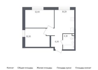 Продаю 2-ком. квартиру, 43.3 м2, Москва, жилой комплекс Ольховый Квартал, к2.2