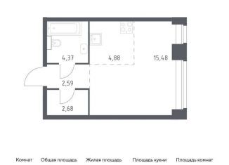 Квартира на продажу студия, 30 м2, Москва, ЗАО, жилой комплекс Нова, к1