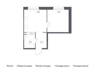 Продажа 1-комнатной квартиры, 33.5 м2, Москва, жилой комплекс Ольховый Квартал, к2.1