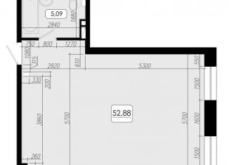 Продам 1-ком. квартиру, 52.9 м2, Владивосток, Ленинский район, Верхняя улица, 20